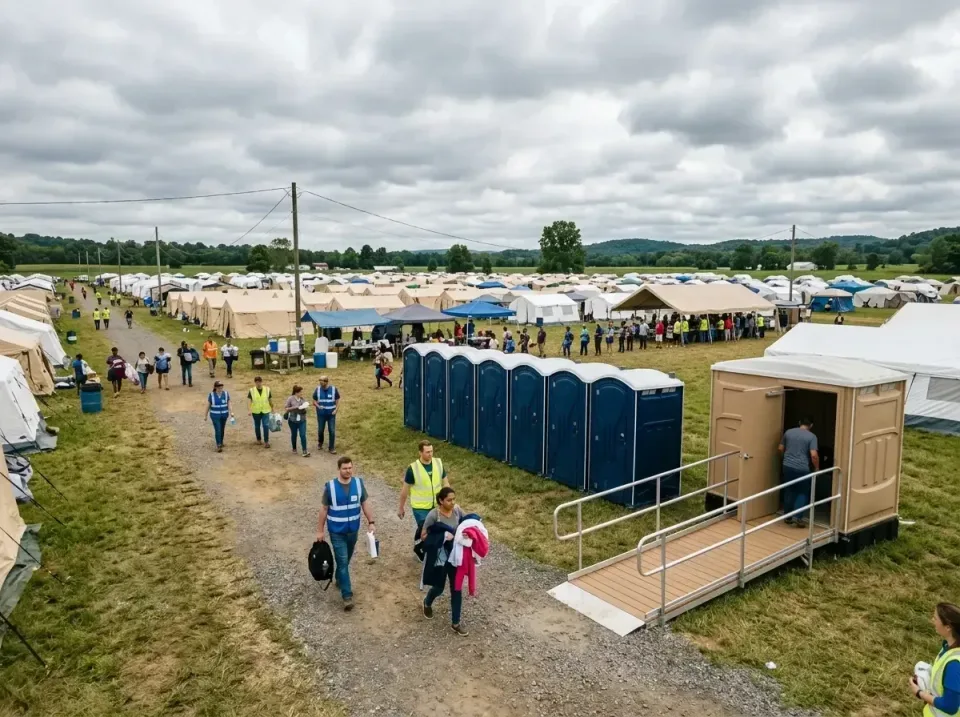 disaster-relief-camp-restrooms-010 — frequently asked questions, Dumpster & Portable Bathrooms Rental in Brackenridge, PA
